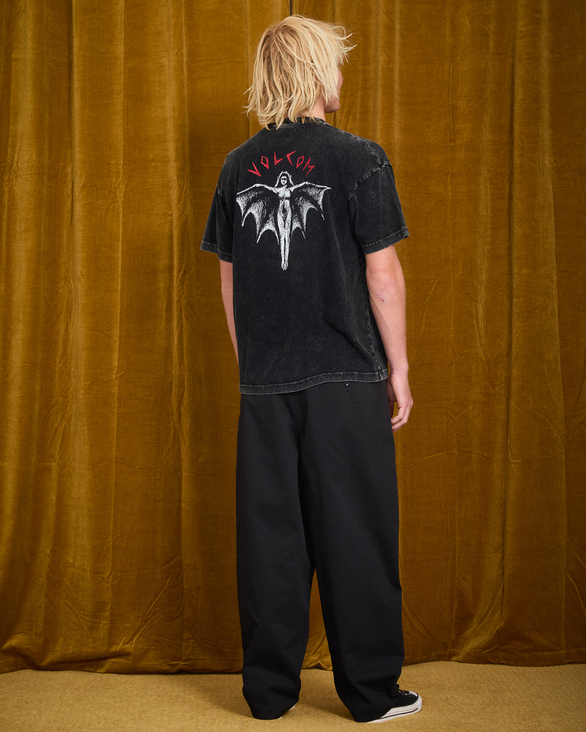 T-shirt Wrong Angel - Light Acid Black