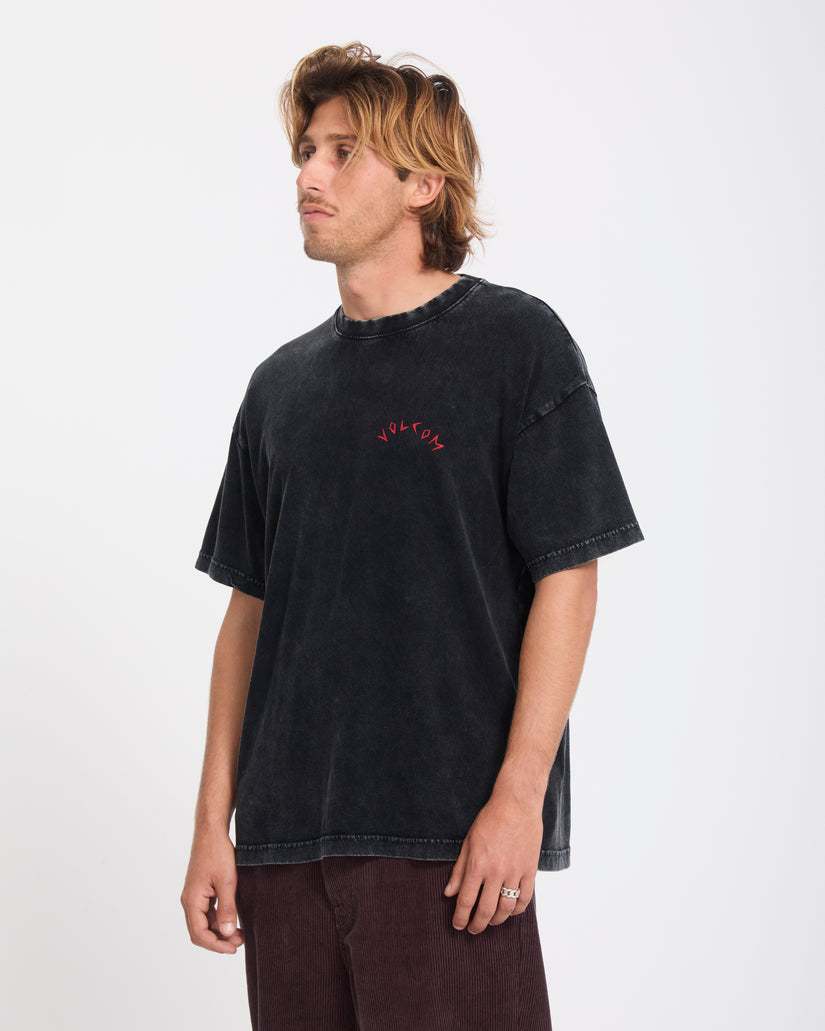 T-shirt Wrong Angel - Light Acid Black