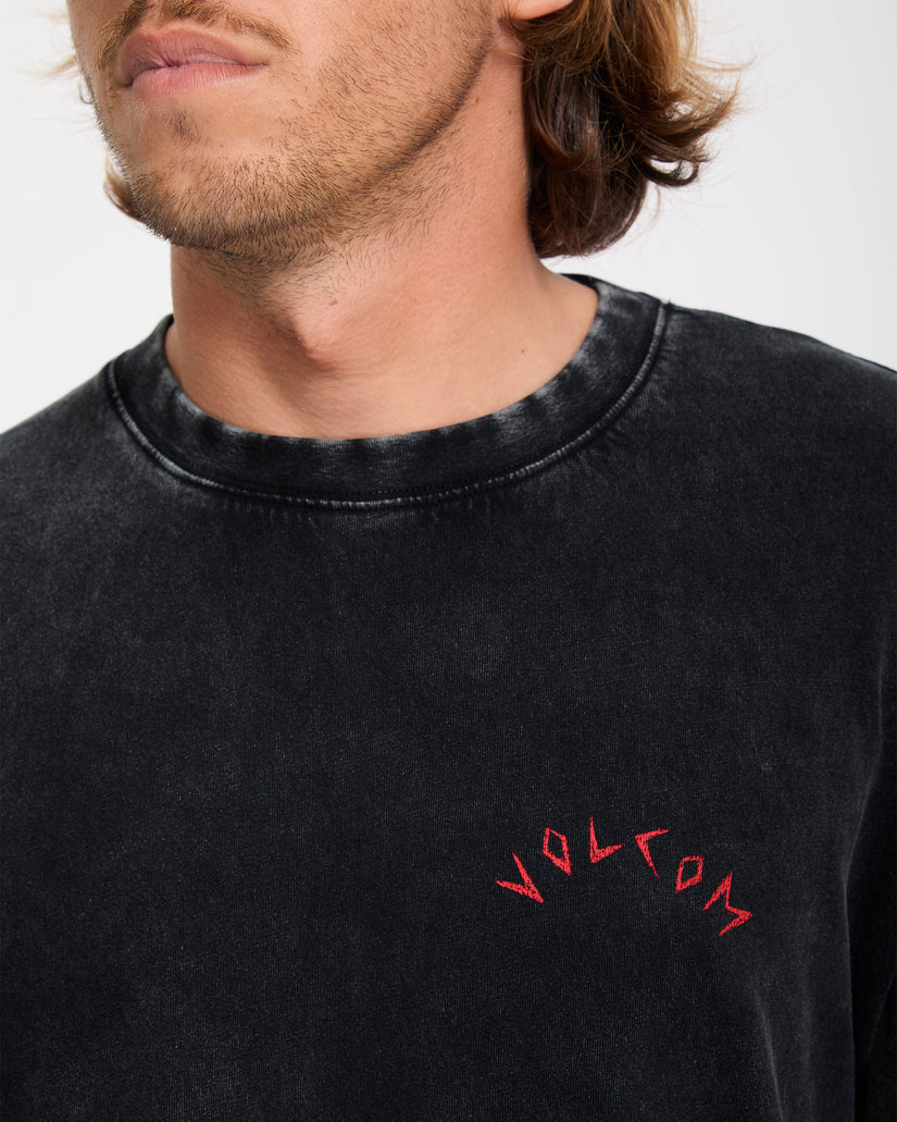 T-shirt Wrong Angel - Light Acid Black