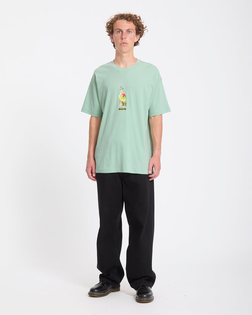 T-shirt Acid Frog - Ice Green