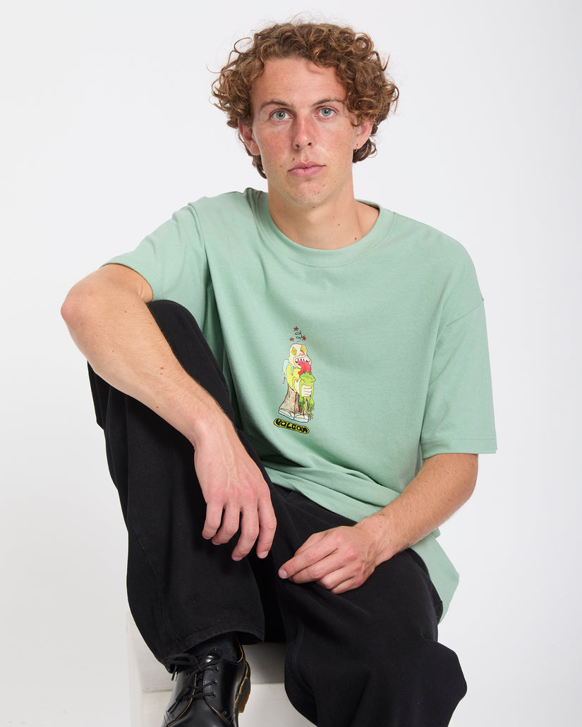 T-shirt Acid Frog - Ice Green