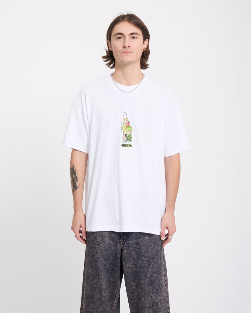 T-shirt Acid Frog - White