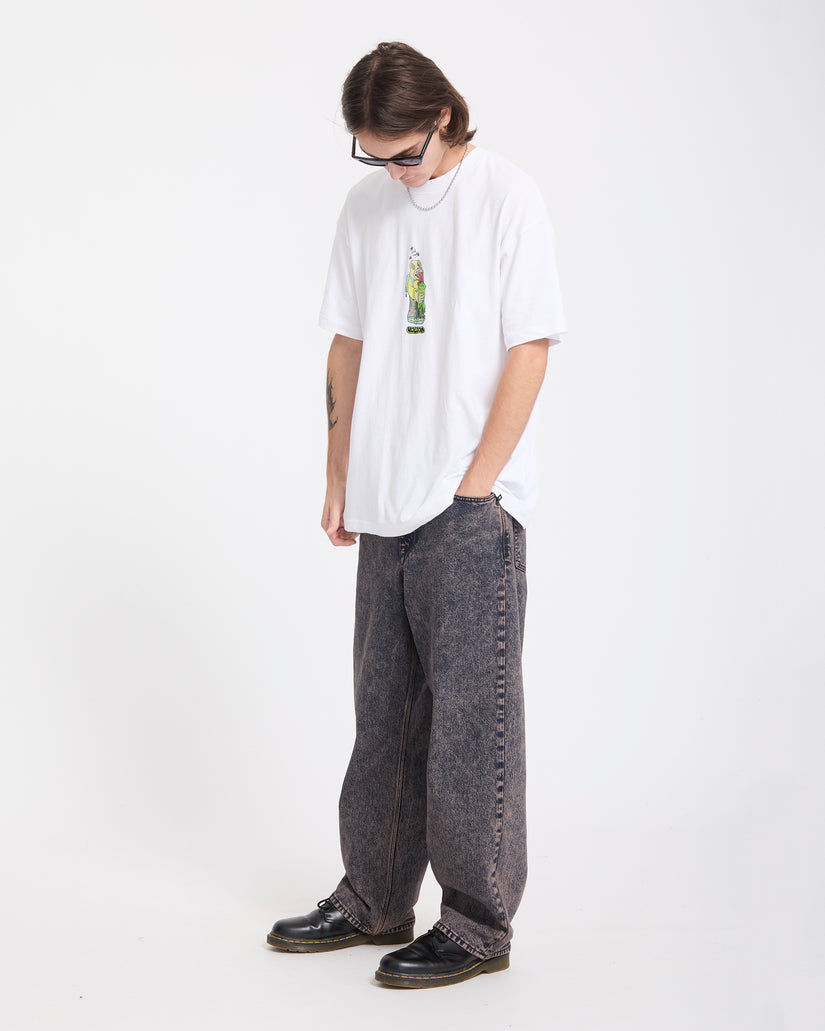 T-shirt Acid Frog - White