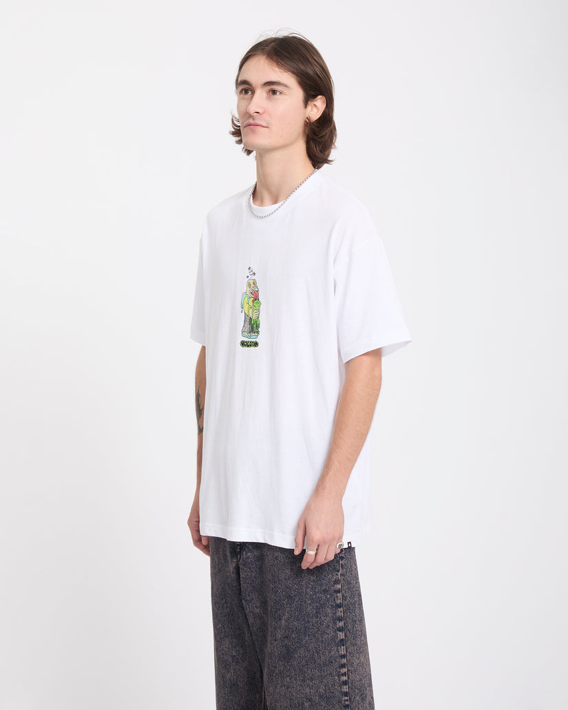 T-shirt Acid Frog - White