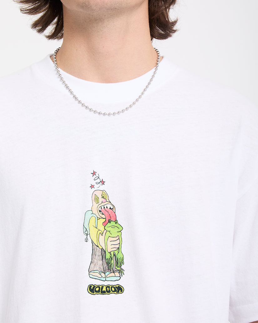 T-shirt Acid Frog - White