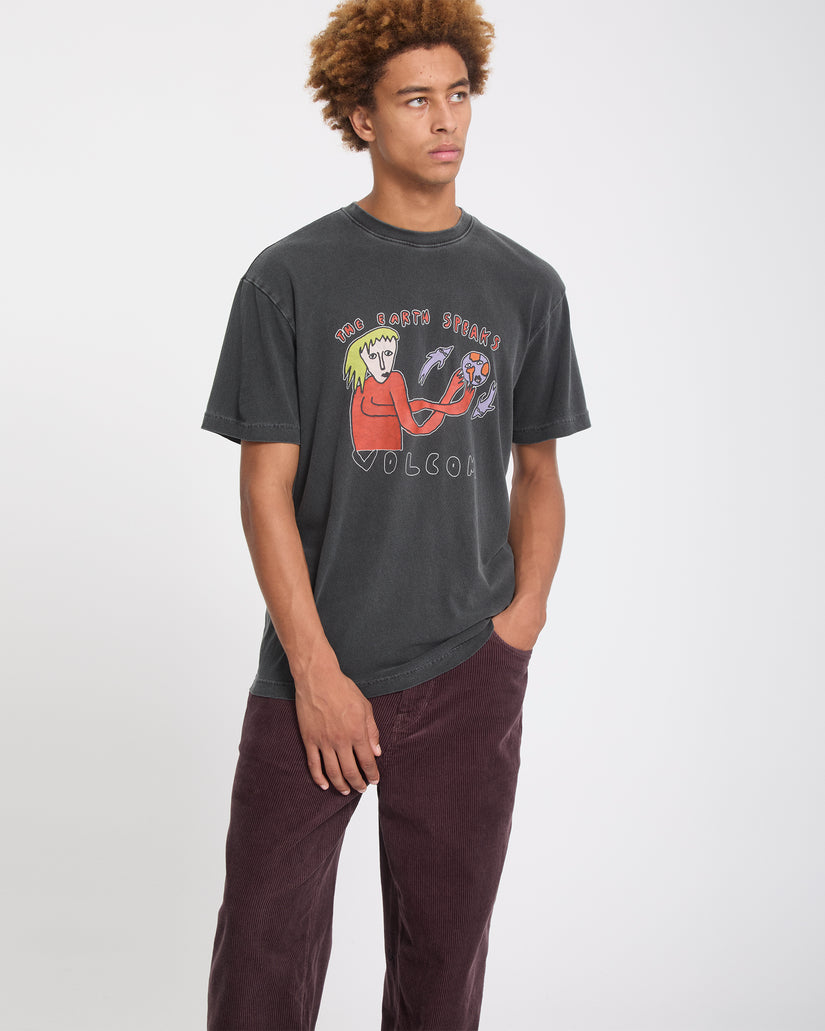 T-shirt Earth Speaks - Black