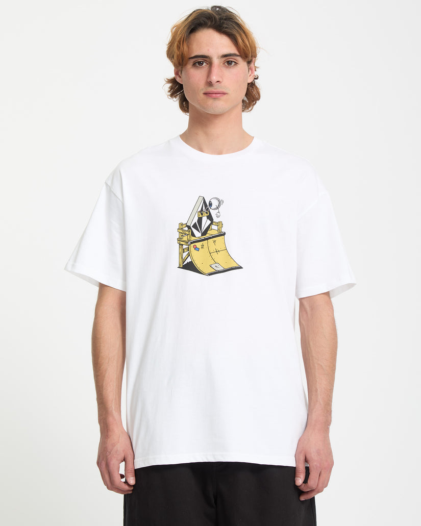 T-shirt Daniel Shepard Walleye - White