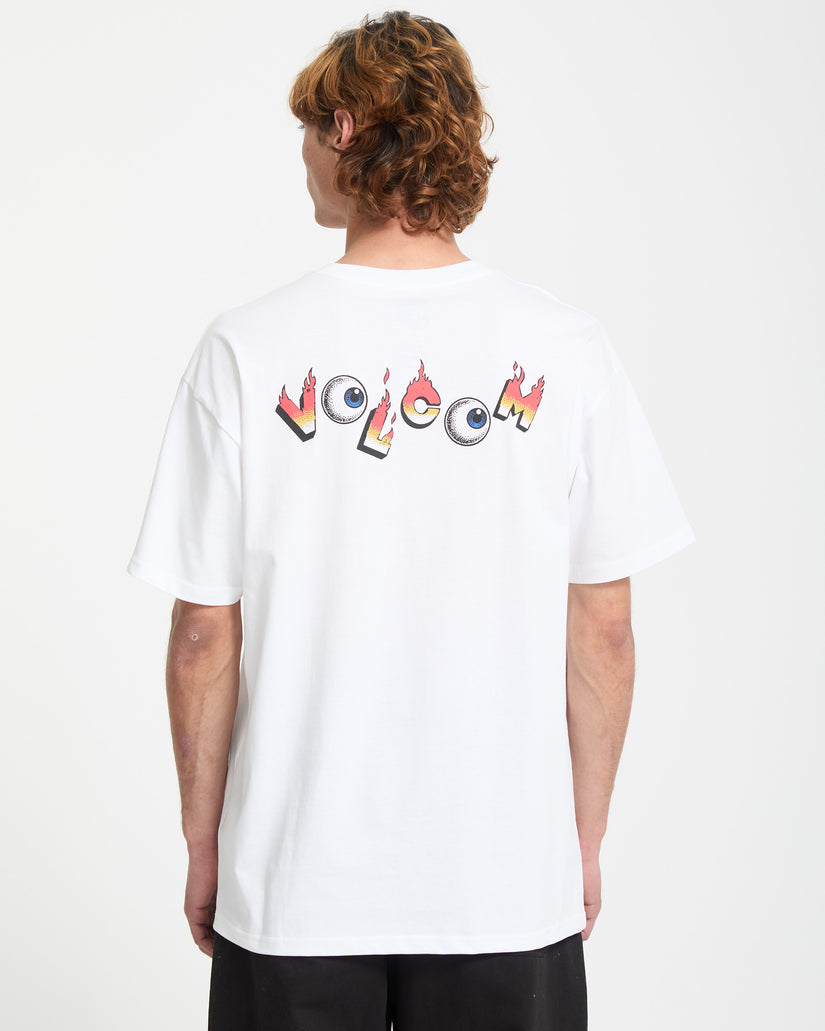 T-shirt Daniel Shepard Walleye - White