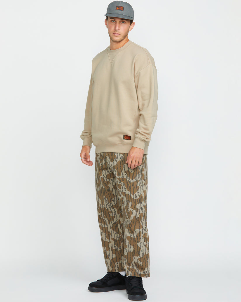 Sweatshirt Operators - LIGHT KHAKI