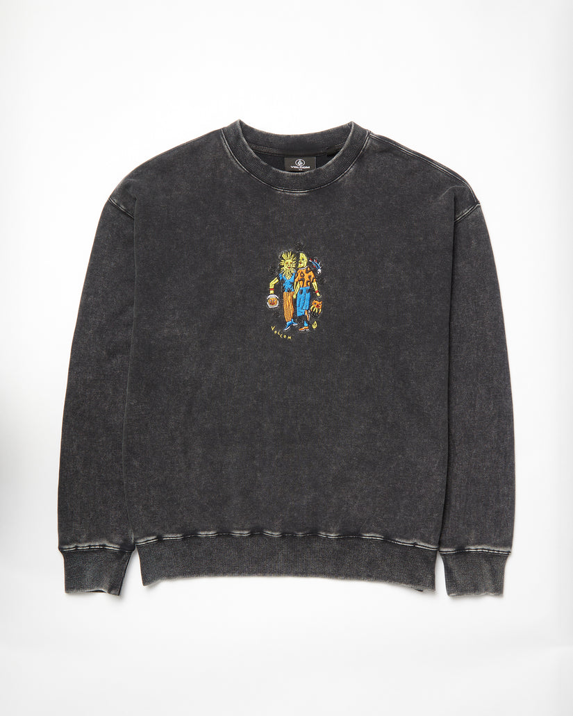 Sweatshirt Bob Mollema - LIGHT ACID BLACK