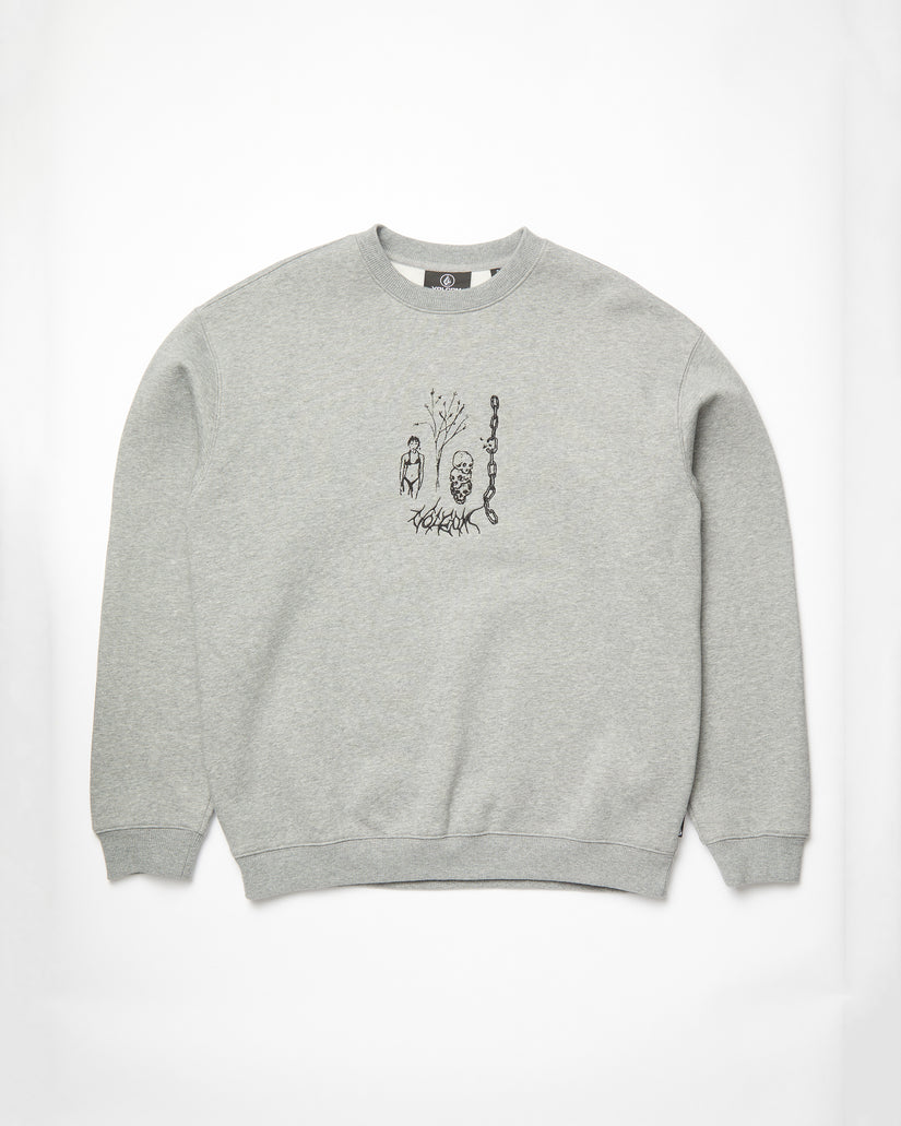 Sweatshirt Noder - HEATHER GREY