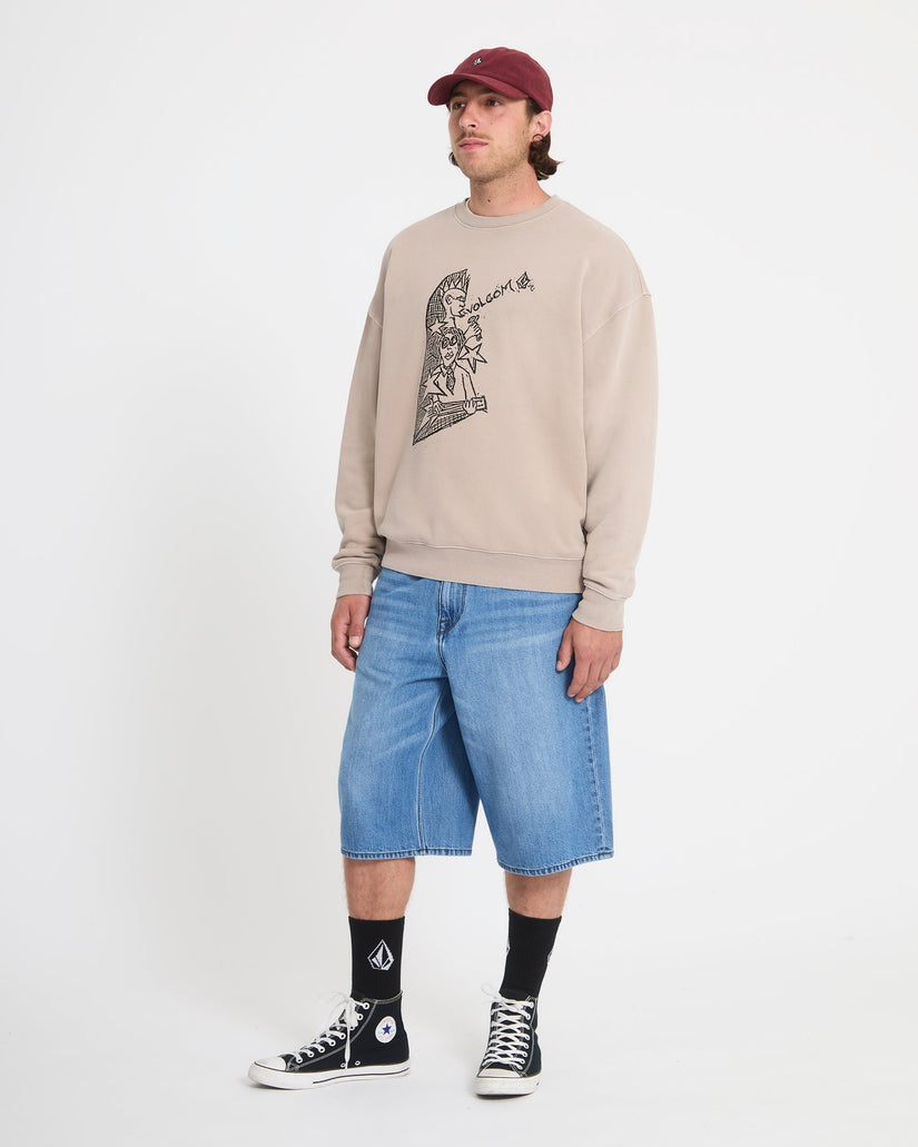 Sweatshirt Issam Auptel - Bark Brown