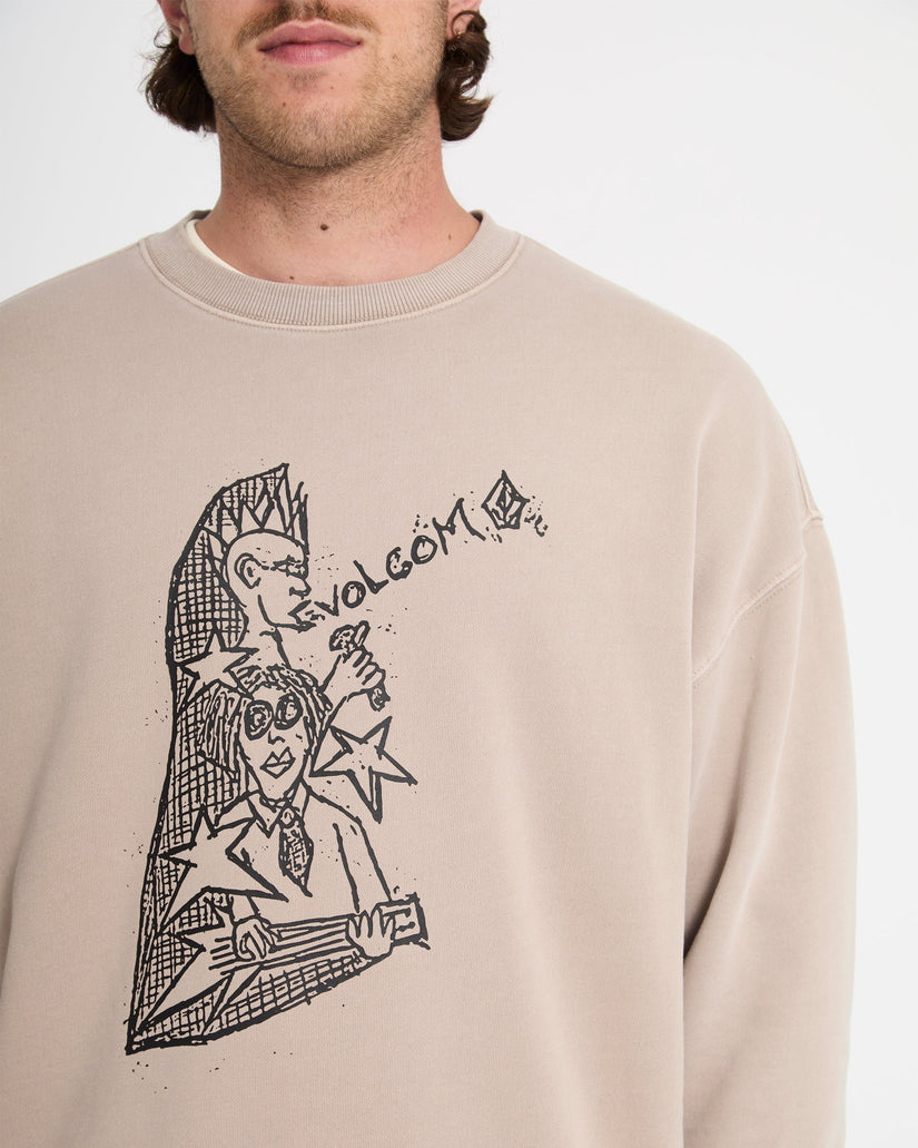 Sweatshirt Issam Auptel - Bark Brown
