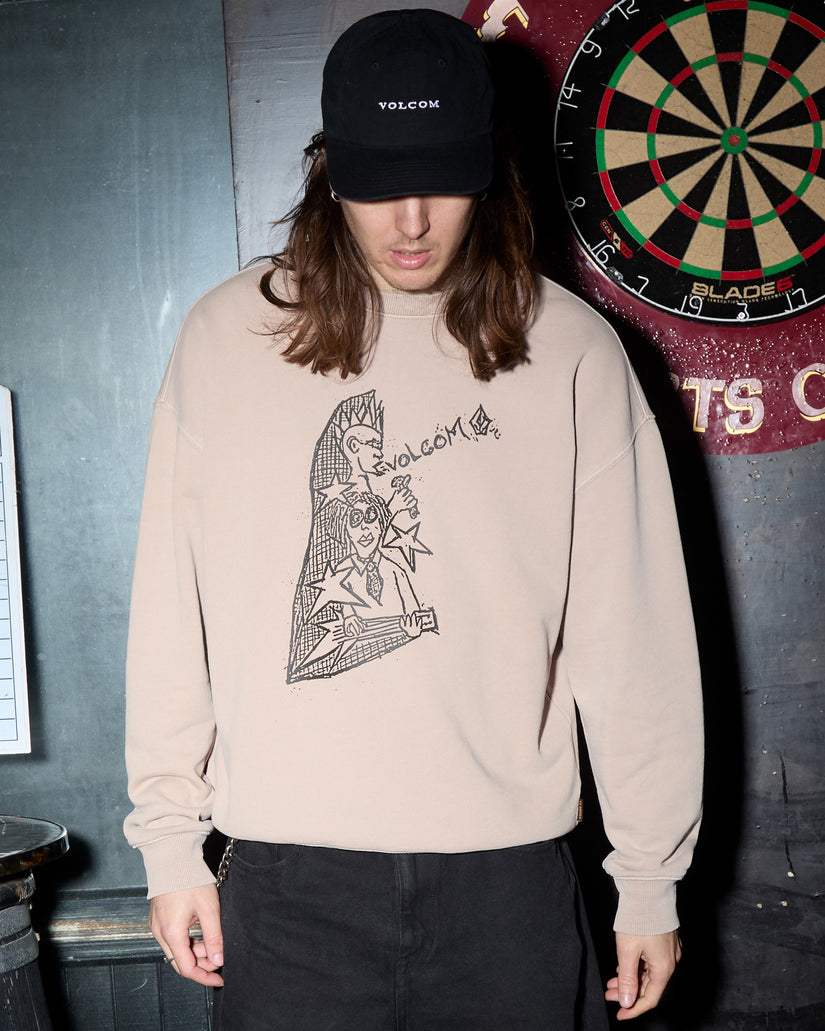 Sweatshirt Issam Auptel - Bark Brown