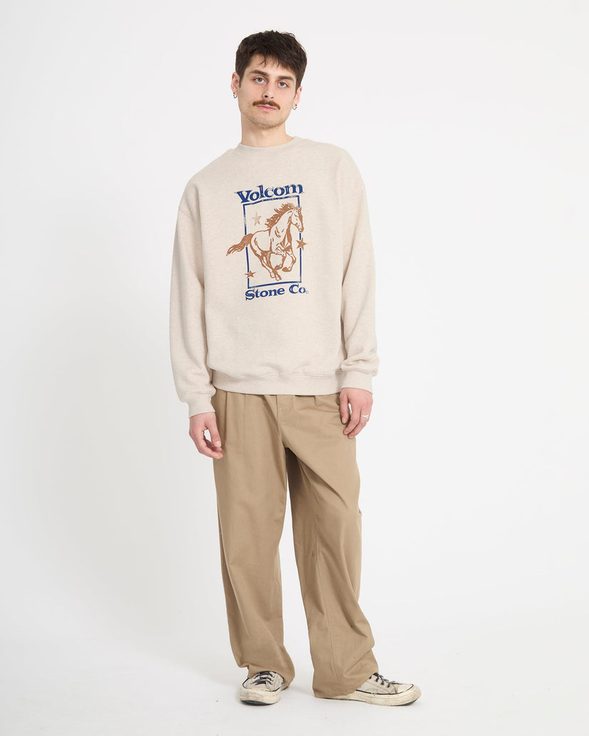 Sweatshirt Recto Verso - Dust Heather