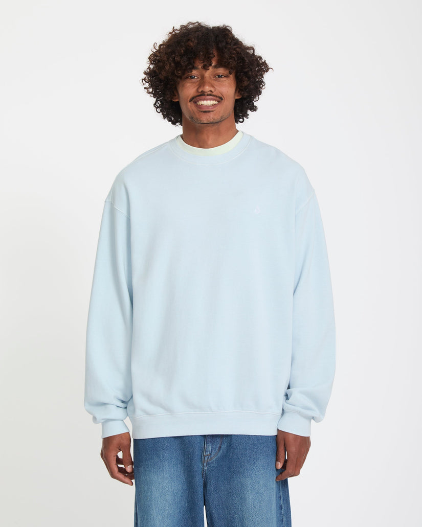 Sweatshirt Single Stone - Light Blue Acid