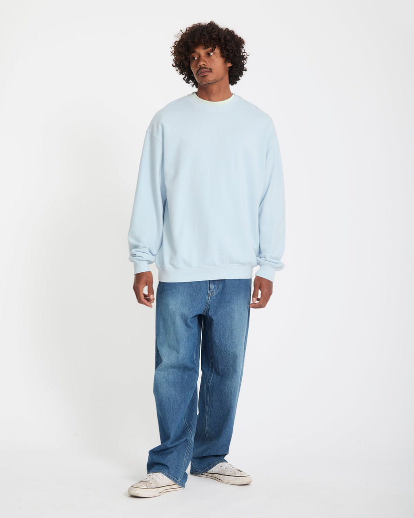 Sweatshirt Single Stone - Light Blue Acid