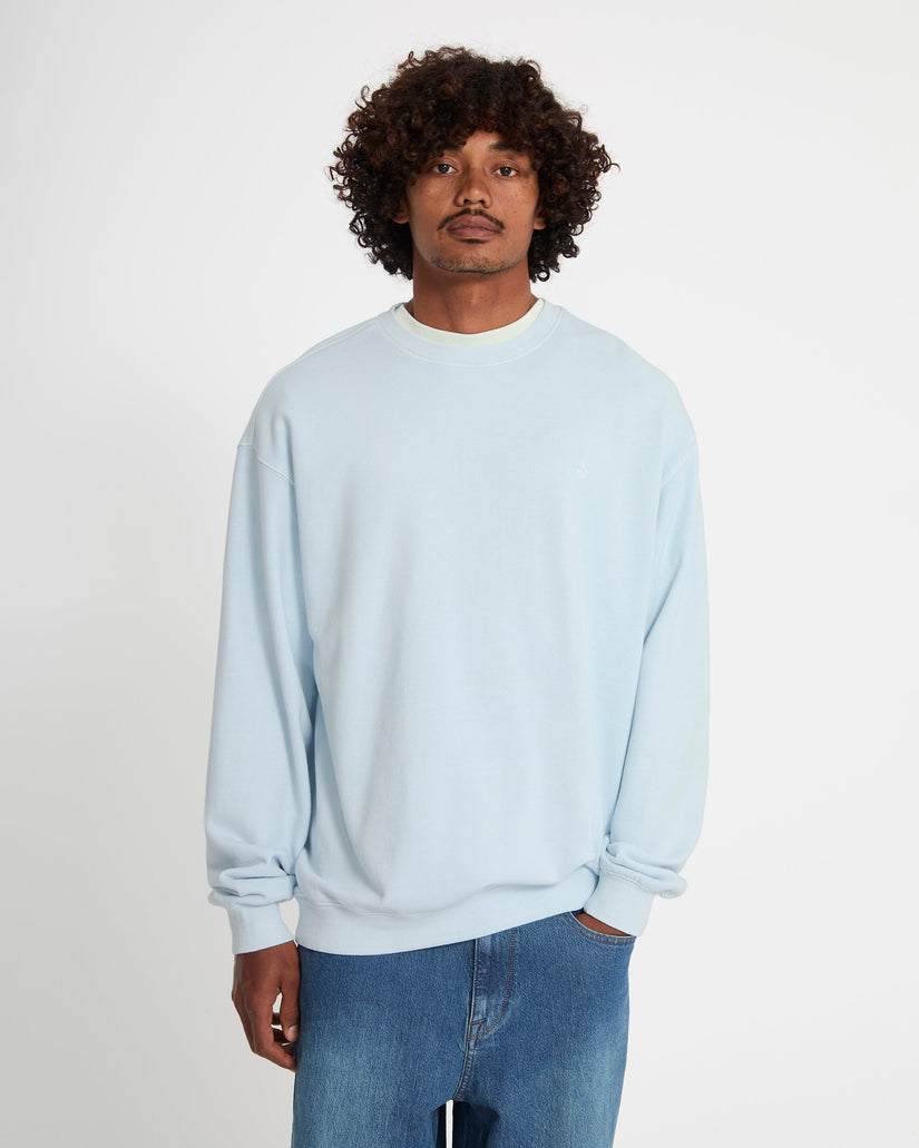Sweatshirt Single Stone - Light Blue Acid