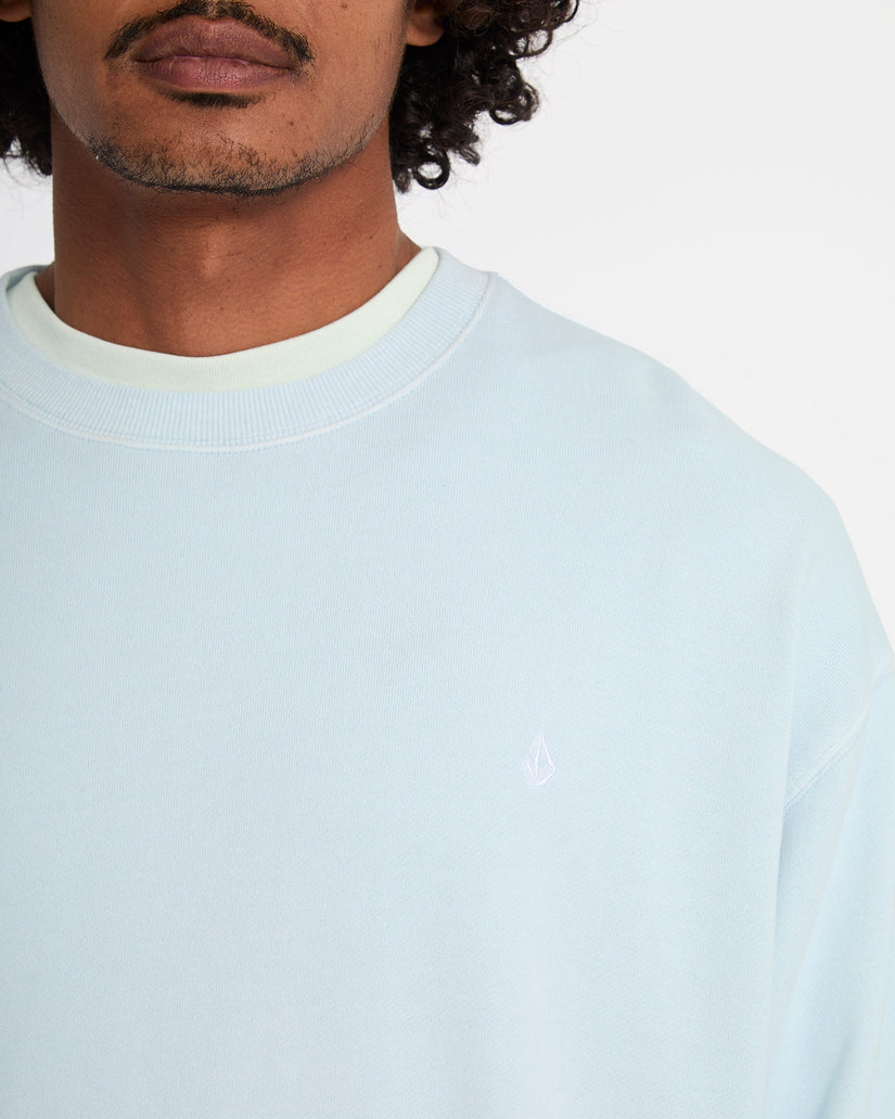 Sweatshirt Single Stone - Light Blue Acid