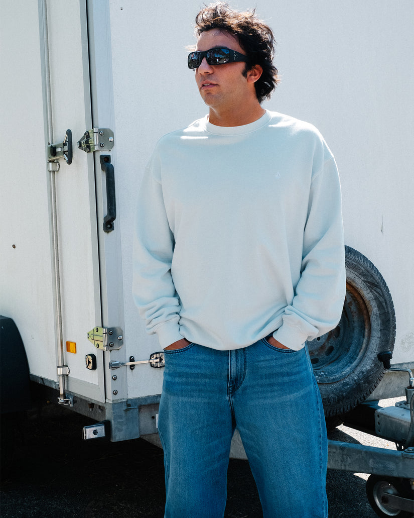 Sweatshirt Single Stone - Light Blue Acid
