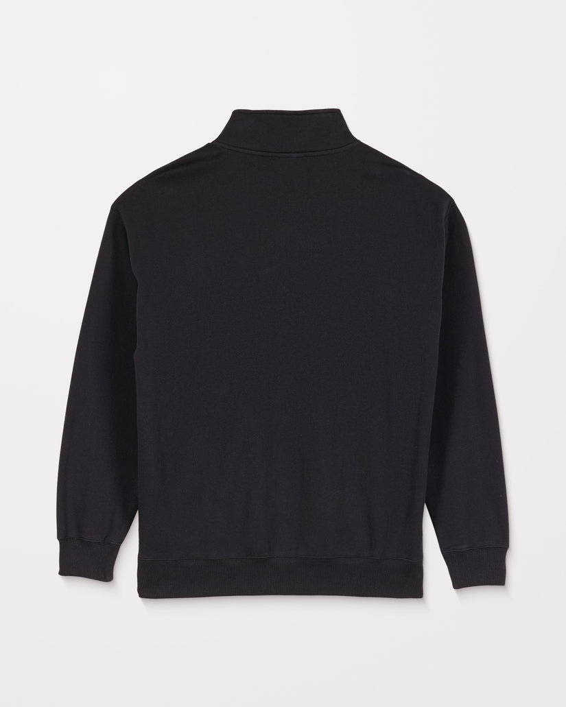 Sweatshirt Zippé Single Stone - Black