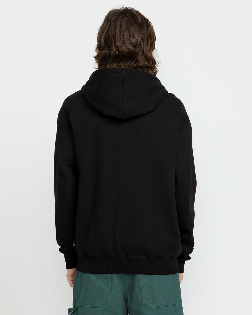 Sweat à Capuche Zippé Volcom Ent - BLACK