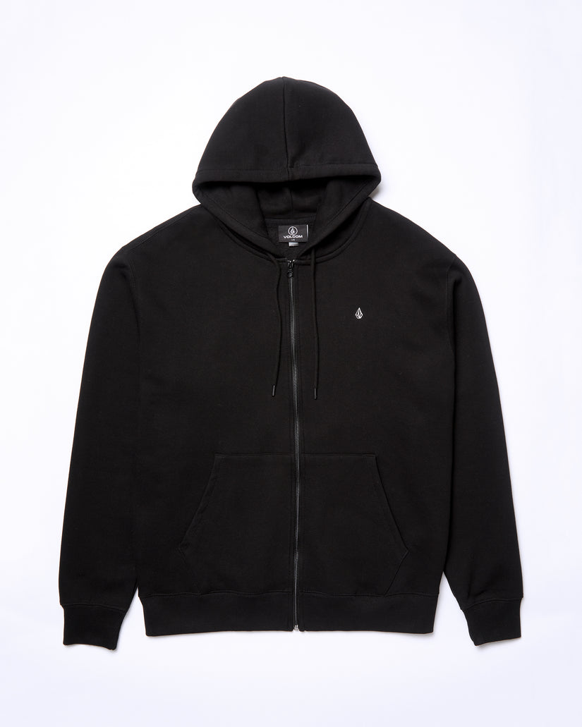 Sweat à capuche zippé Single Stone - Black