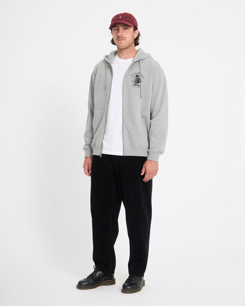 Sweat à capuche zippé Catastrophy - Heather Grey