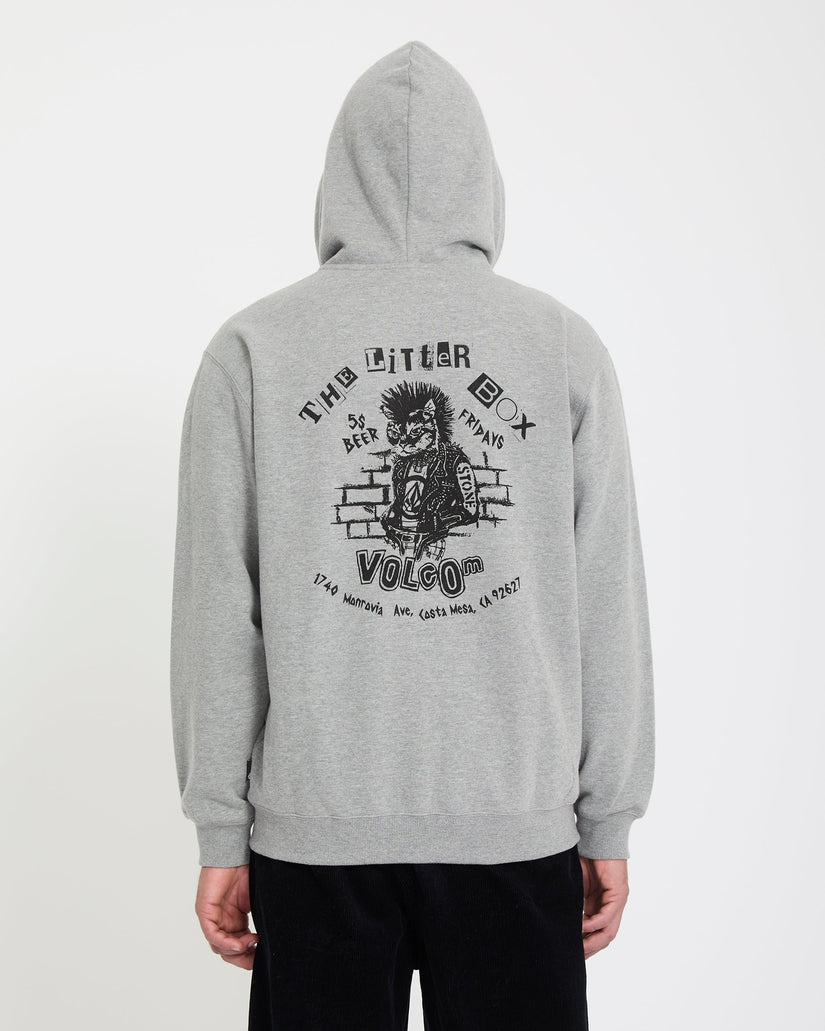 Sweat à capuche zippé Catastrophy - Heather Grey
