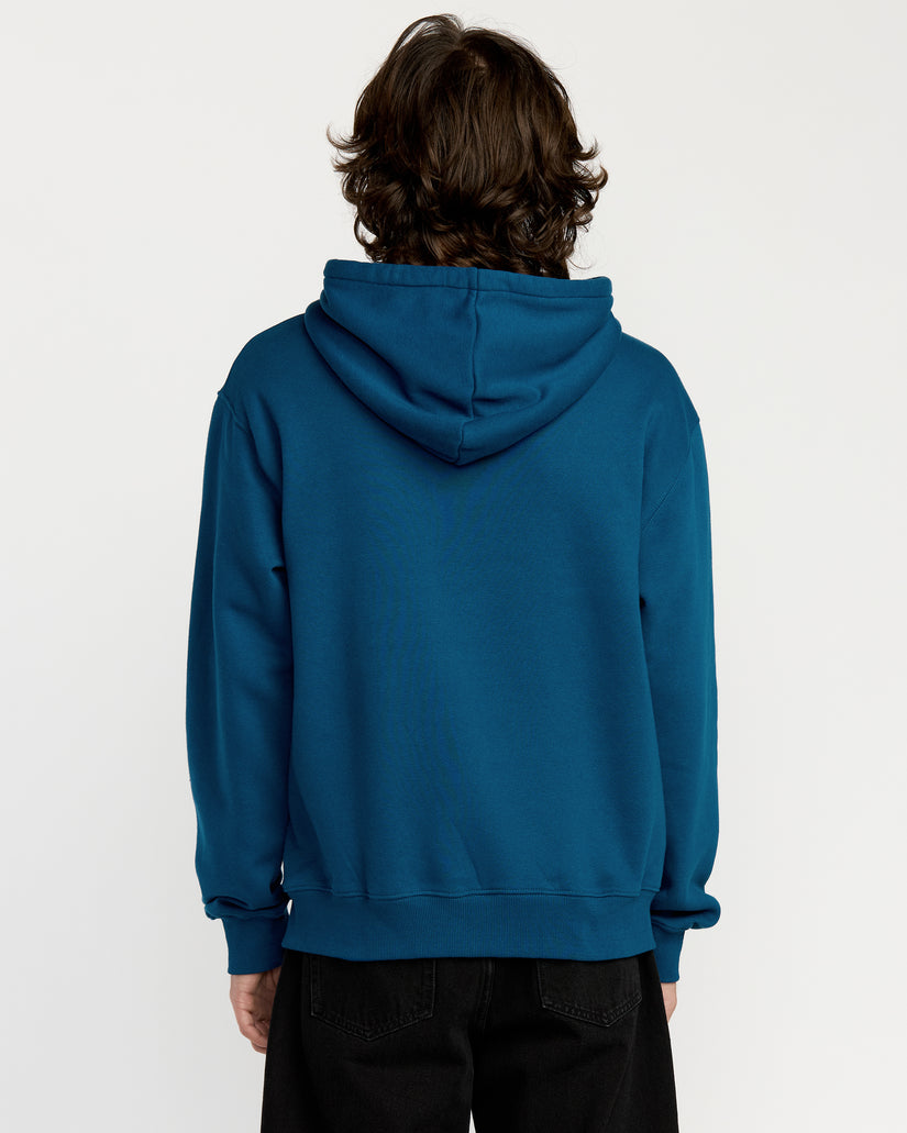 Sweat À Capuche Zippé Single Stone - Cosmic Blue