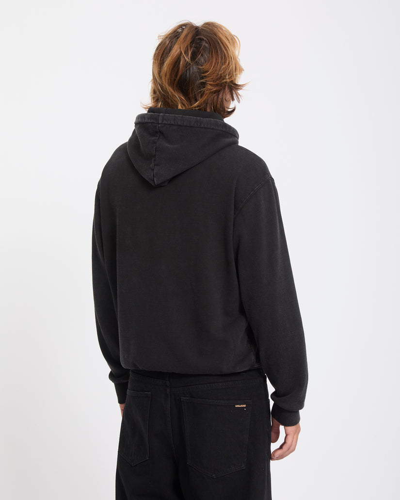 Sweat à capuche zippé Studder - Black