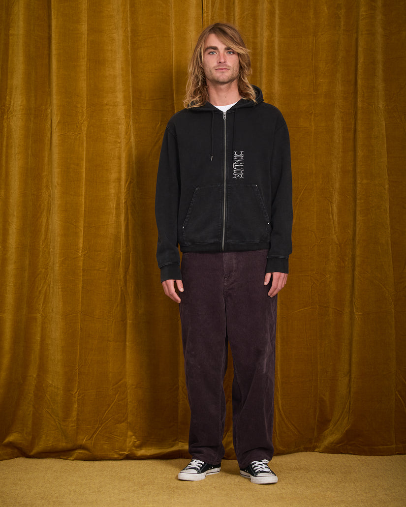 Sweat à capuche zippé Studder - Black