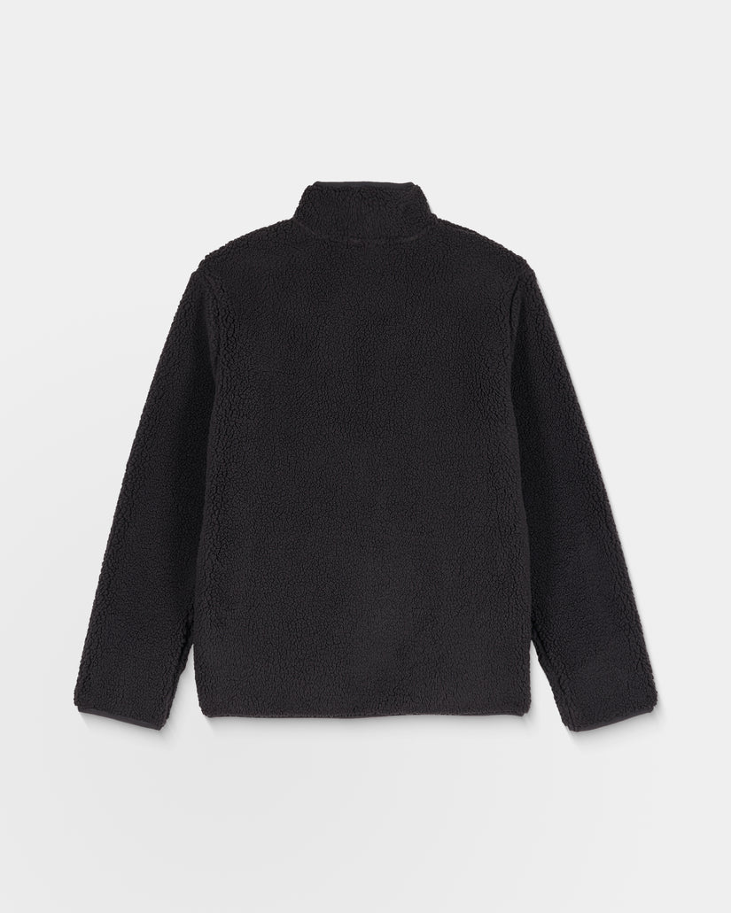 Veste sherpa zippée Storm Stone - Asphalt Black