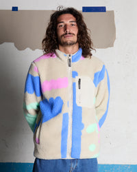 Veste sherpa zippée Carrau Fuzzar - Multi