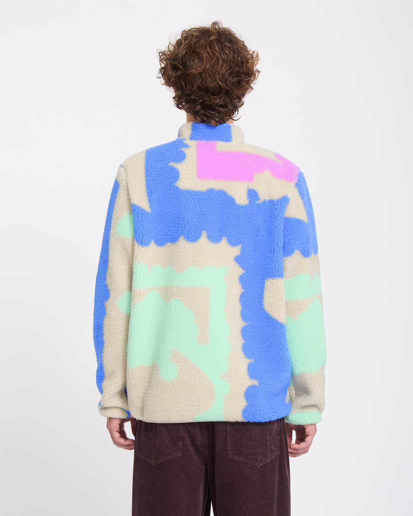 Veste sherpa zippée Carrau Fuzzar - Multi