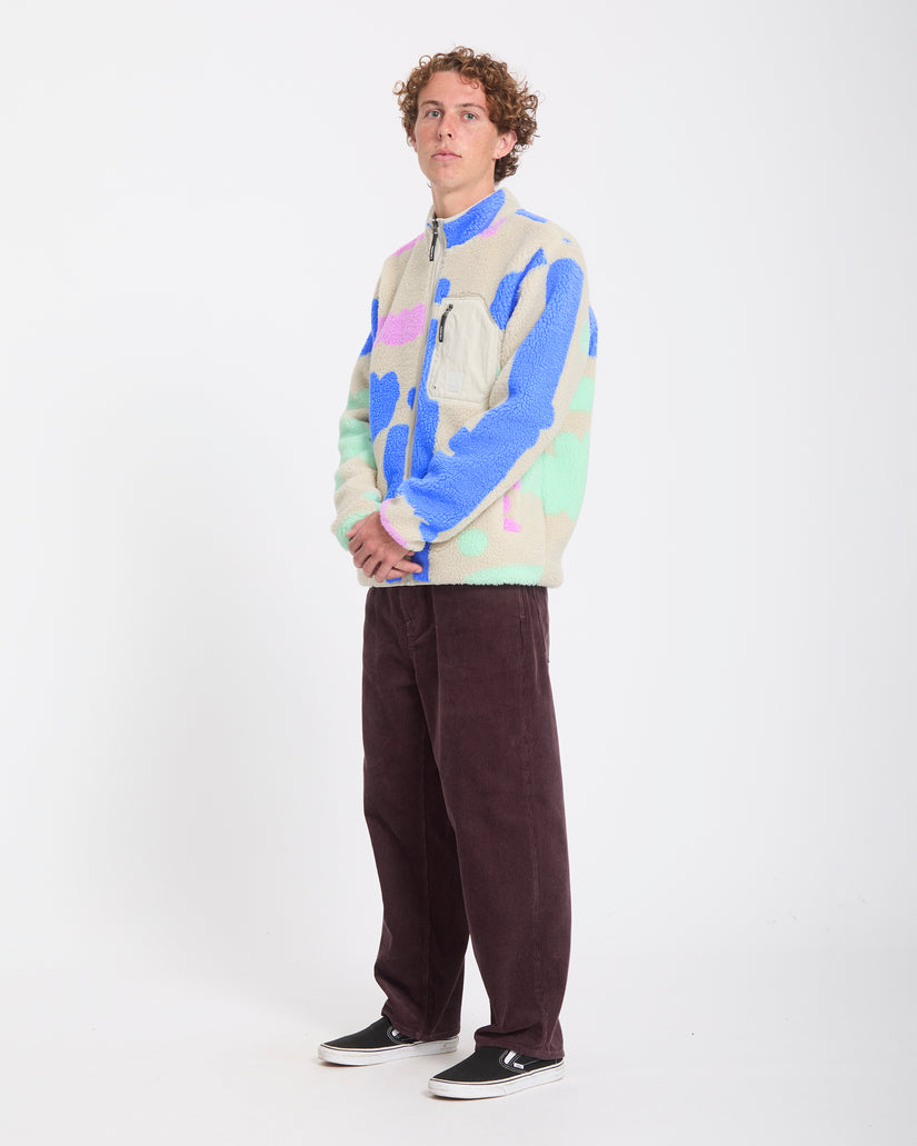 Veste sherpa zippée Carrau Fuzzar - Multi