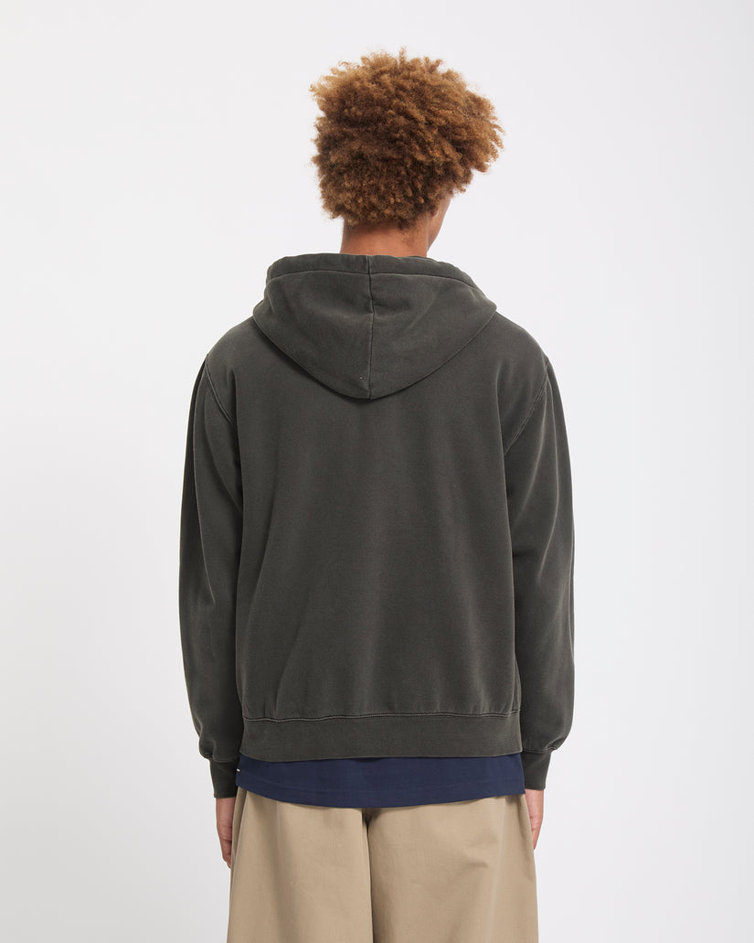 Sweat zippé Single Stone - Rinsed Black