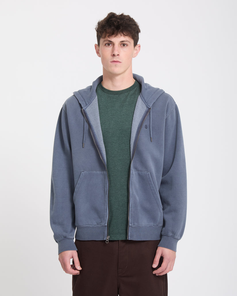 Sweat zippé Single Stone - Storm Blue