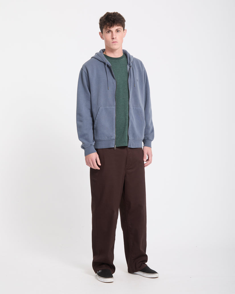 Sweat zippé Single Stone - Storm Blue