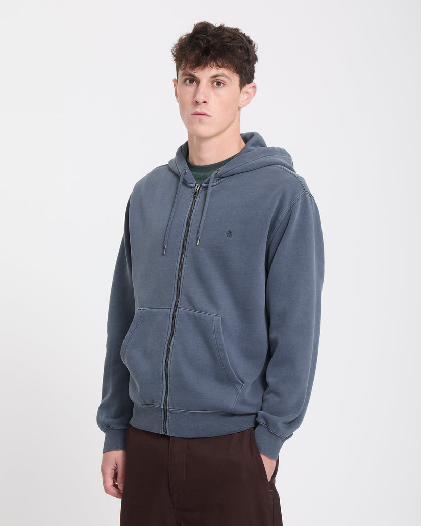 Sweat zippé Single Stone - Storm Blue