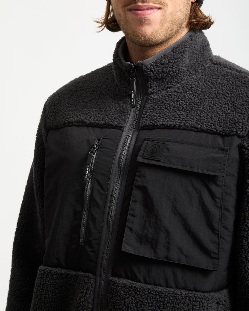 Sweat À Capuche Zippé Storm Stone - Asphalt Black