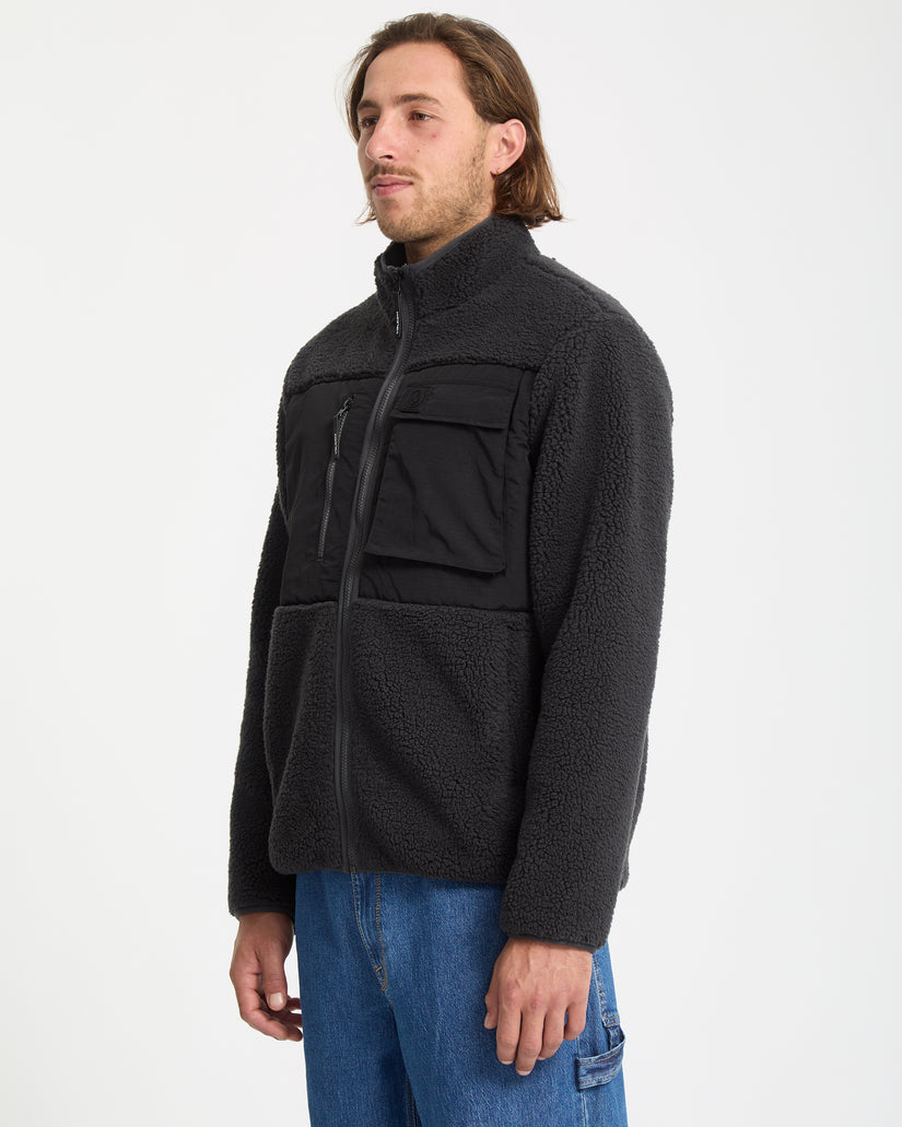 Sweat À Capuche Zippé Storm Stone - Asphalt Black