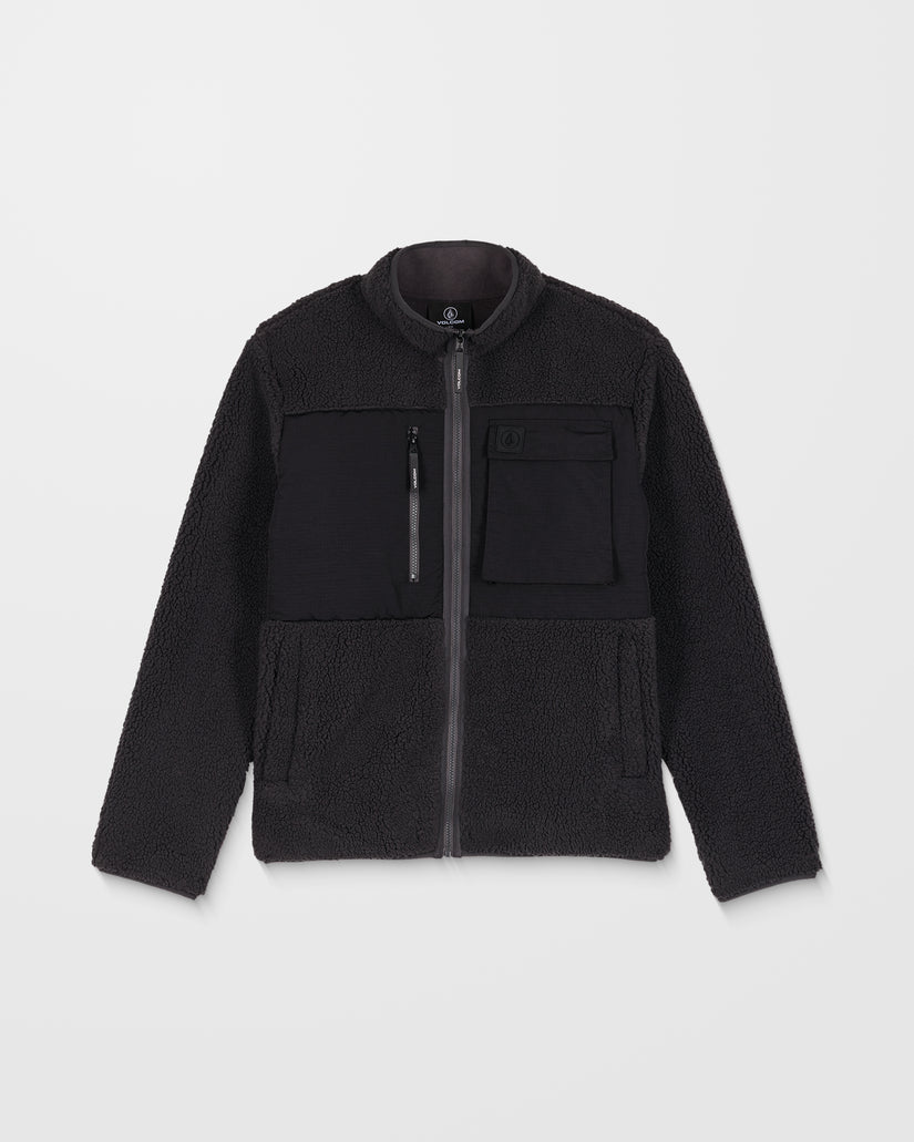 Sweat À Capuche Zippé Storm Stone - Asphalt Black