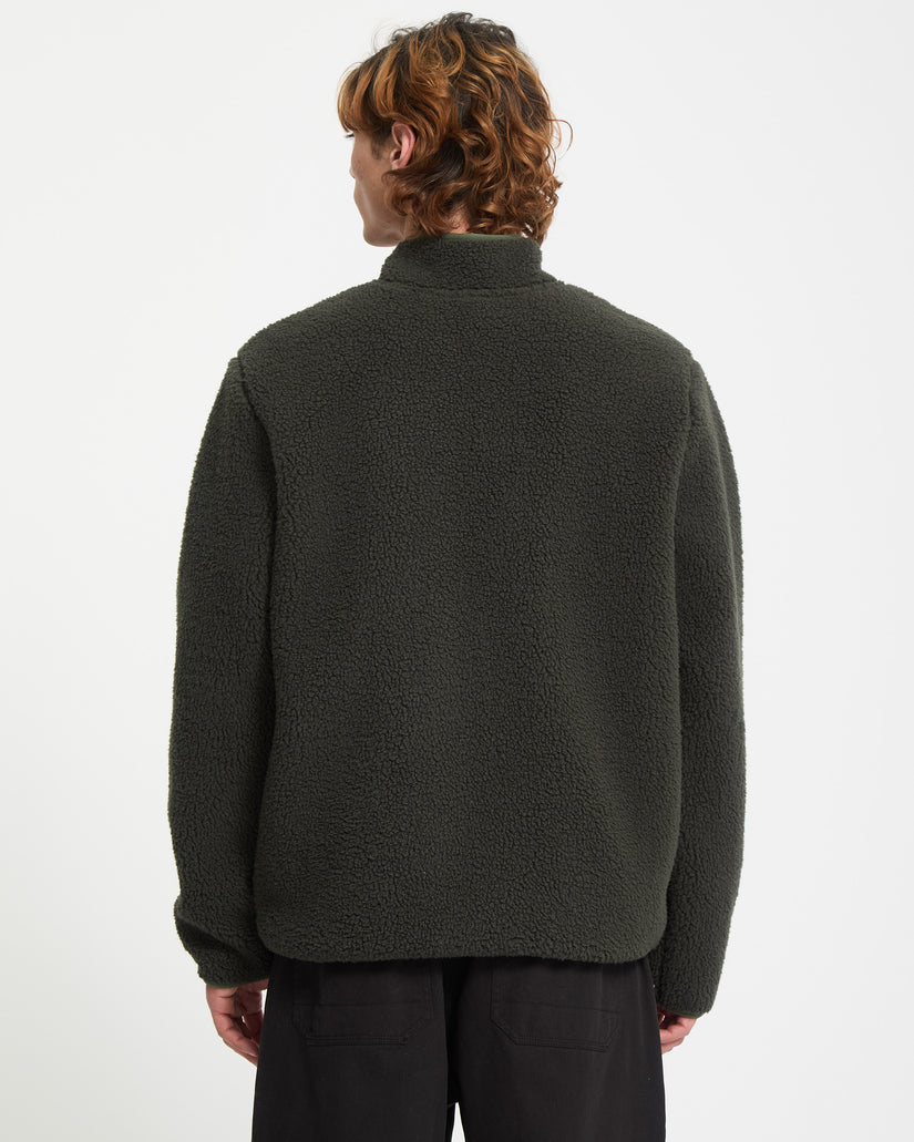 Sweat zippé Storm Stone - Rinsed Black