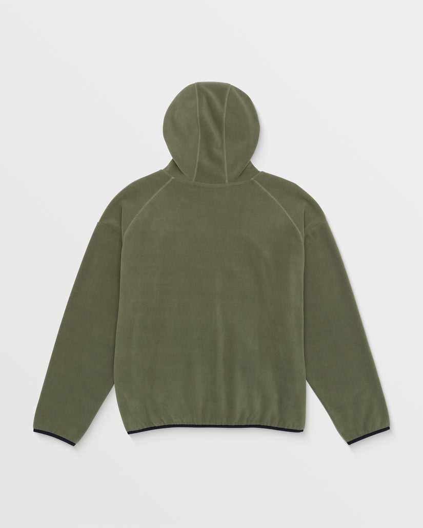 Sweat à capuche zippé Nomaa Fleece - Wintermoss