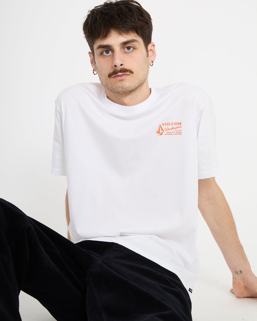 T-shirt Workwear - White Combo