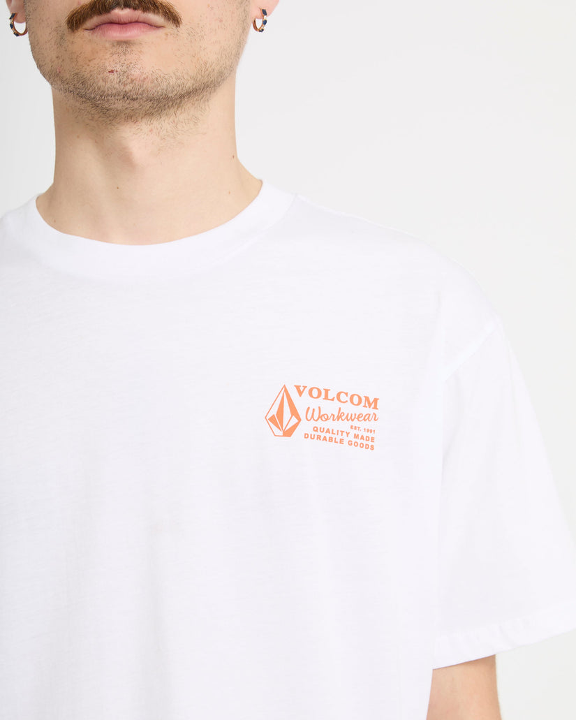 T-shirt Workwear - White Combo