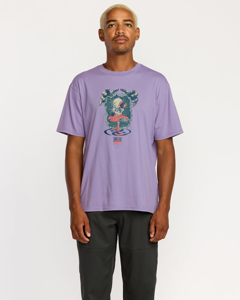 T-Shirt Stone Matter - Purple Ash