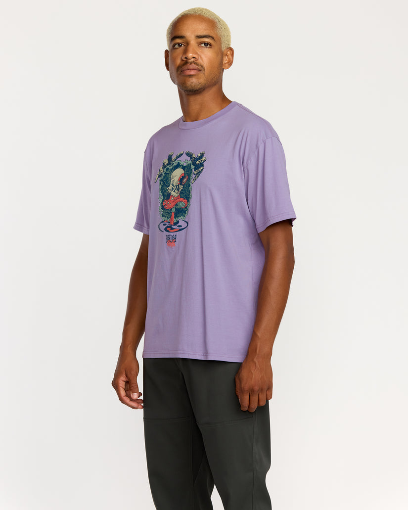 T-Shirt Stone Matter - Purple Ash