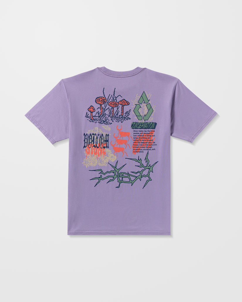 T-Shirt Stone Matter - Purple Ash